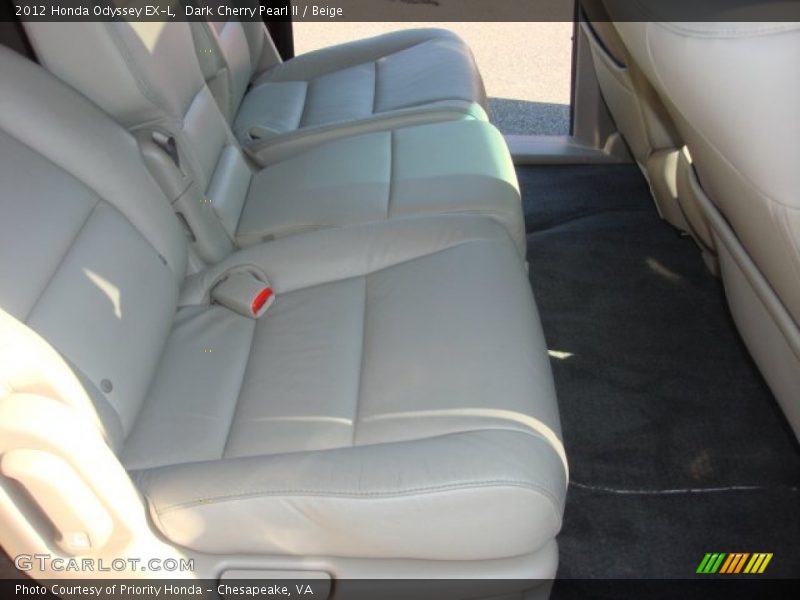 Dark Cherry Pearl II / Beige 2012 Honda Odyssey EX-L