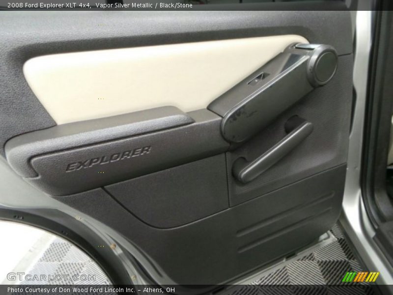 Vapor Silver Metallic / Black/Stone 2008 Ford Explorer XLT 4x4