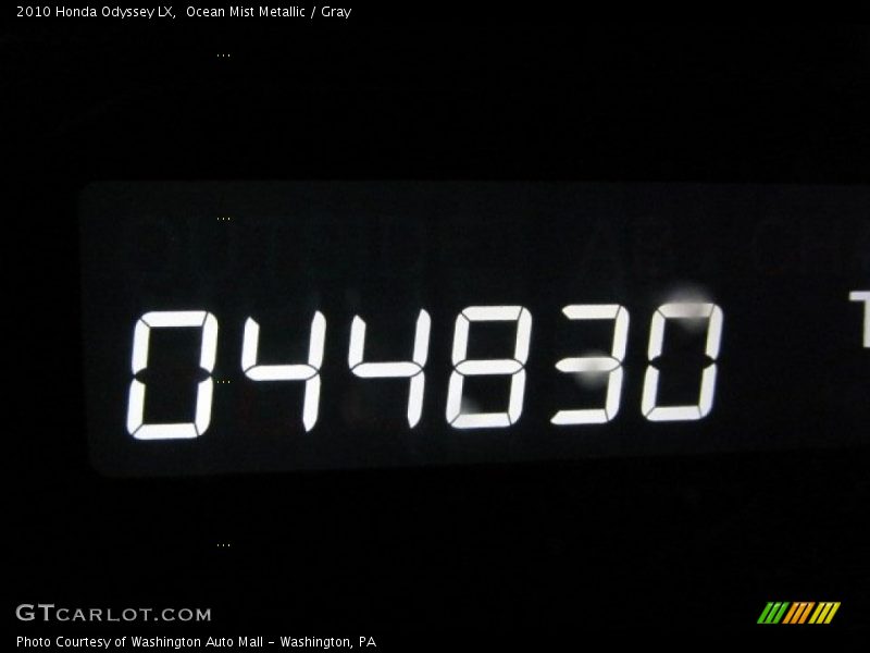 Ocean Mist Metallic / Gray 2010 Honda Odyssey LX