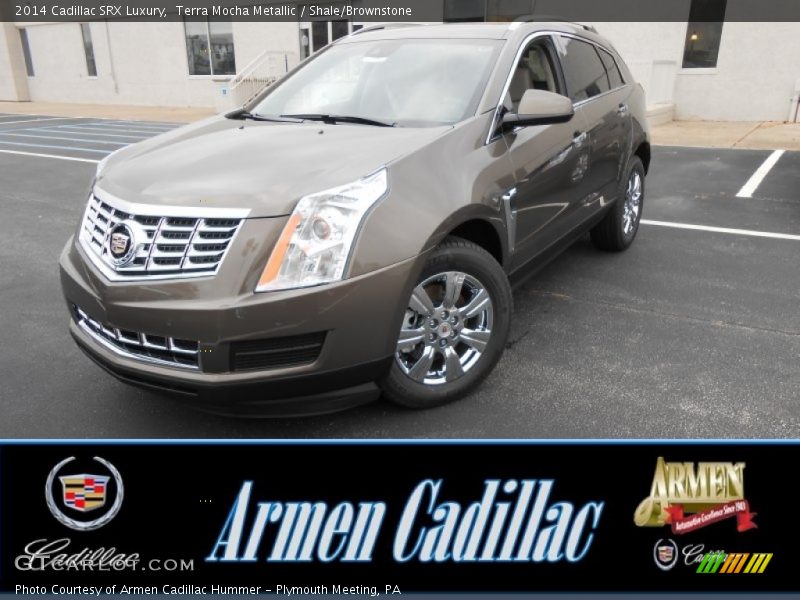 Terra Mocha Metallic / Shale/Brownstone 2014 Cadillac SRX Luxury