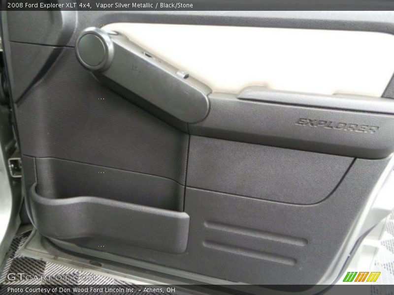 Vapor Silver Metallic / Black/Stone 2008 Ford Explorer XLT 4x4