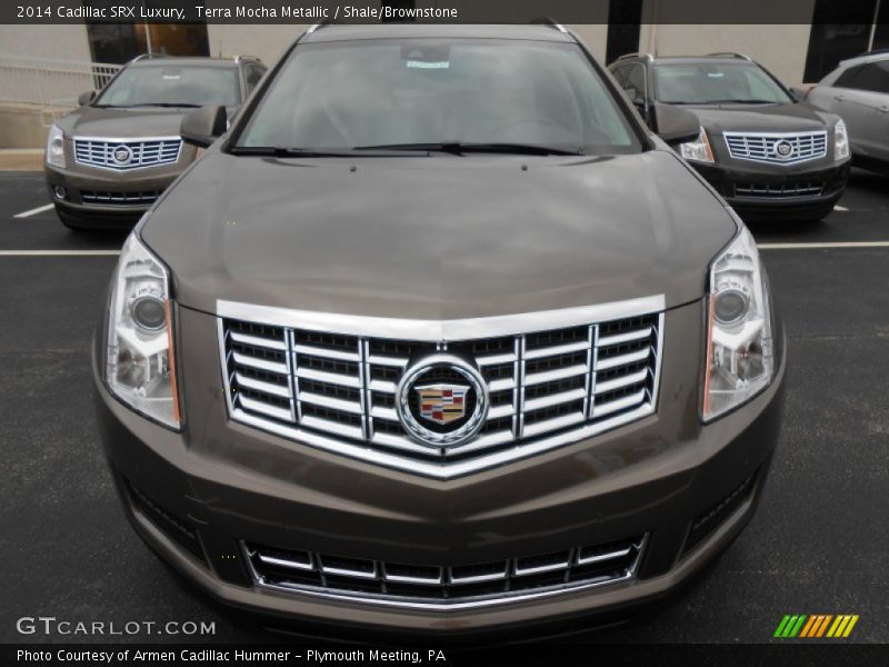 Terra Mocha Metallic / Shale/Brownstone 2014 Cadillac SRX Luxury