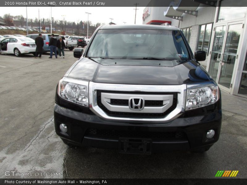 Crystal Black Pearl / Gray 2010 Honda Pilot EX-L 4WD