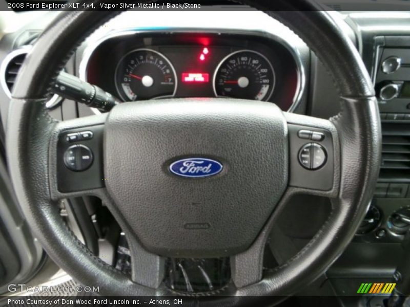 Vapor Silver Metallic / Black/Stone 2008 Ford Explorer XLT 4x4