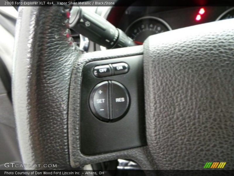 Vapor Silver Metallic / Black/Stone 2008 Ford Explorer XLT 4x4