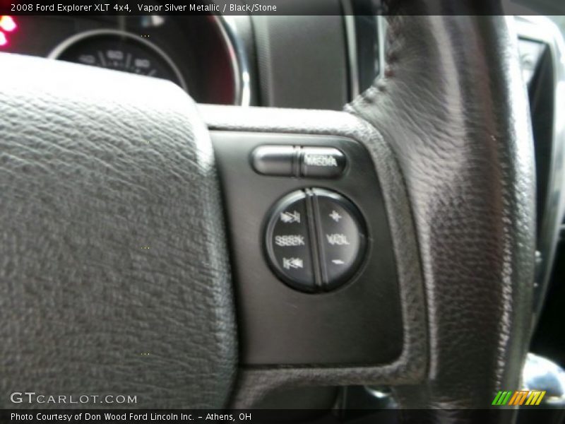 Vapor Silver Metallic / Black/Stone 2008 Ford Explorer XLT 4x4