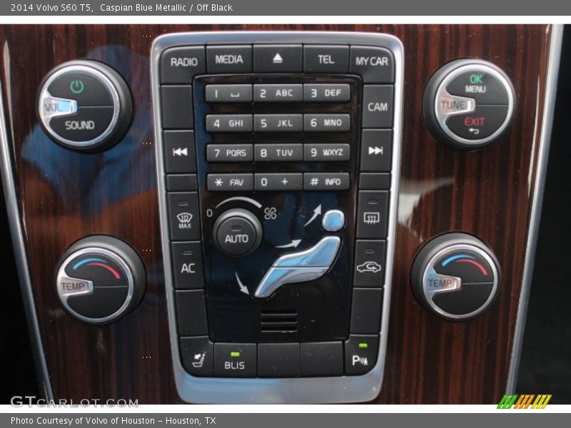 Caspian Blue Metallic / Off Black 2014 Volvo S60 T5