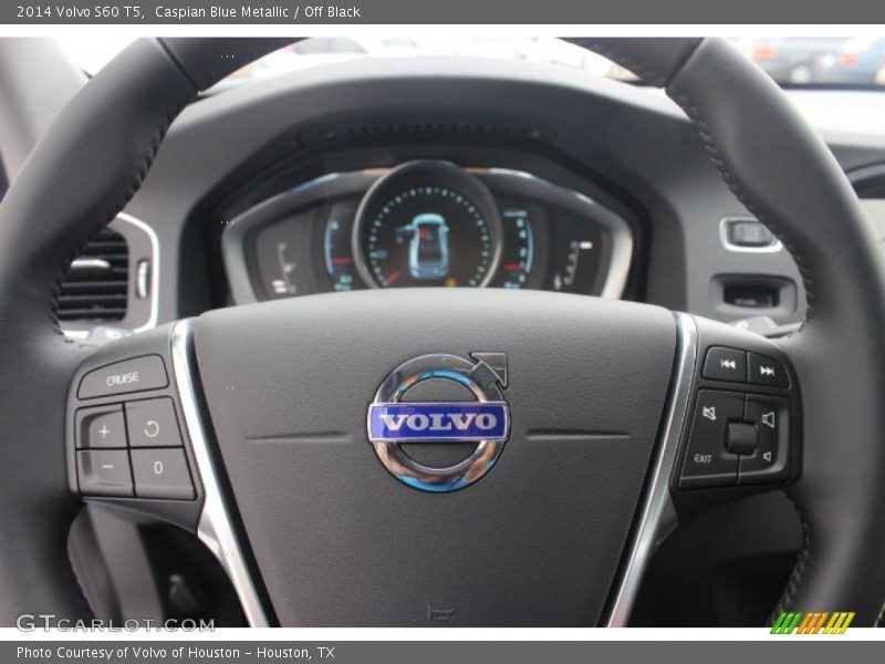 Caspian Blue Metallic / Off Black 2014 Volvo S60 T5