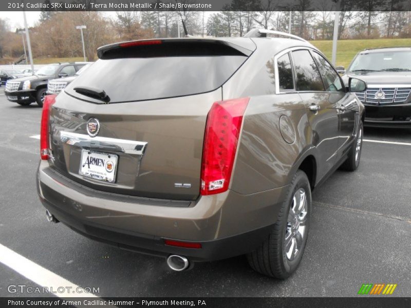 Terra Mocha Metallic / Shale/Brownstone 2014 Cadillac SRX Luxury