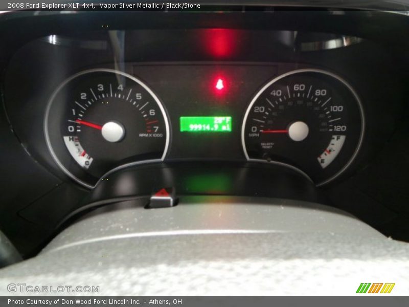 Vapor Silver Metallic / Black/Stone 2008 Ford Explorer XLT 4x4