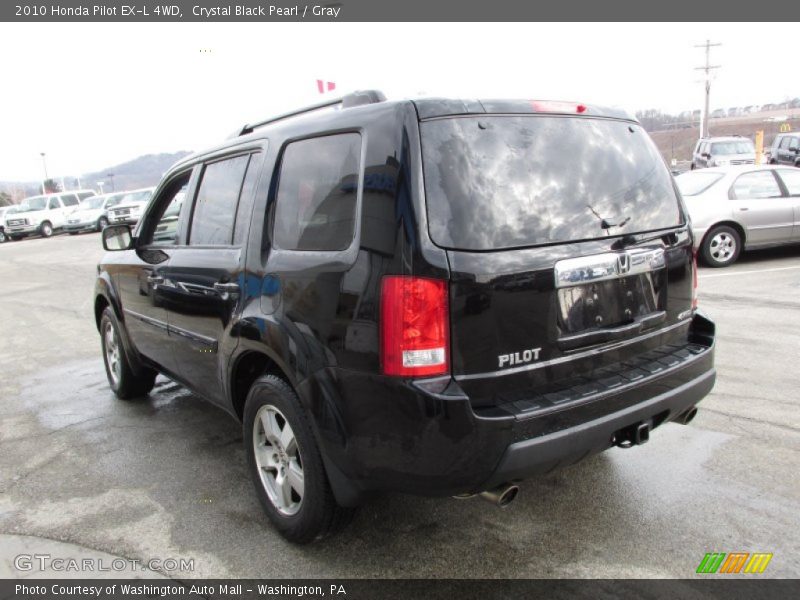 Crystal Black Pearl / Gray 2010 Honda Pilot EX-L 4WD