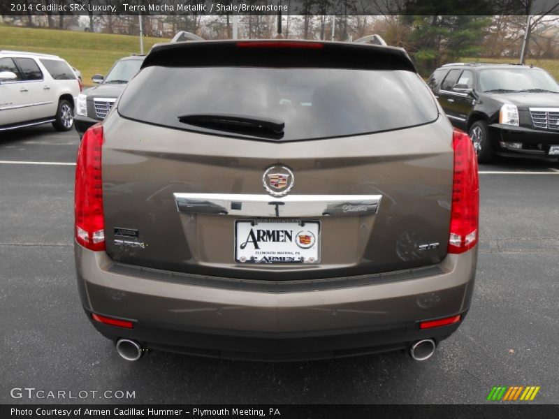 Terra Mocha Metallic / Shale/Brownstone 2014 Cadillac SRX Luxury