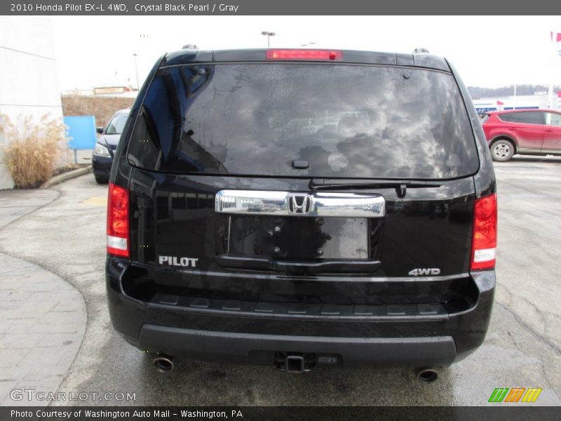 Crystal Black Pearl / Gray 2010 Honda Pilot EX-L 4WD