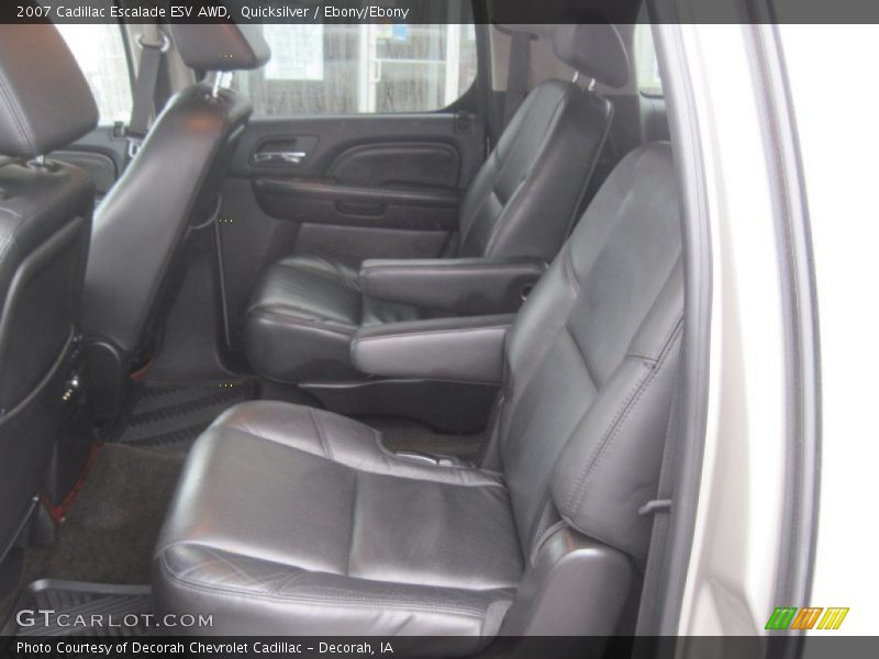 Quicksilver / Ebony/Ebony 2007 Cadillac Escalade ESV AWD