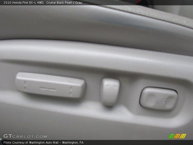 Crystal Black Pearl / Gray 2010 Honda Pilot EX-L 4WD