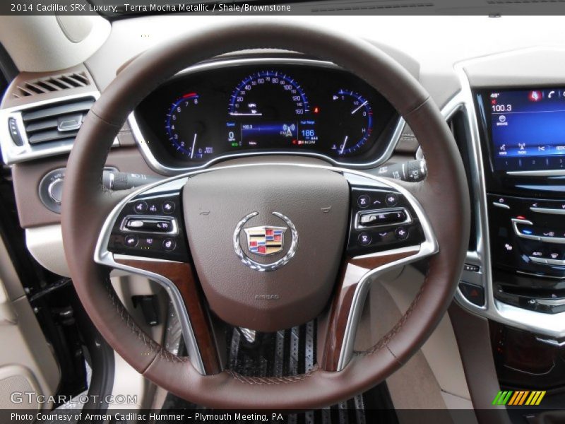 Terra Mocha Metallic / Shale/Brownstone 2014 Cadillac SRX Luxury