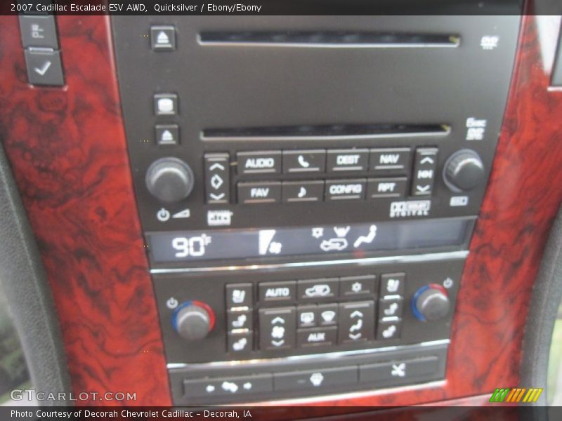 Quicksilver / Ebony/Ebony 2007 Cadillac Escalade ESV AWD