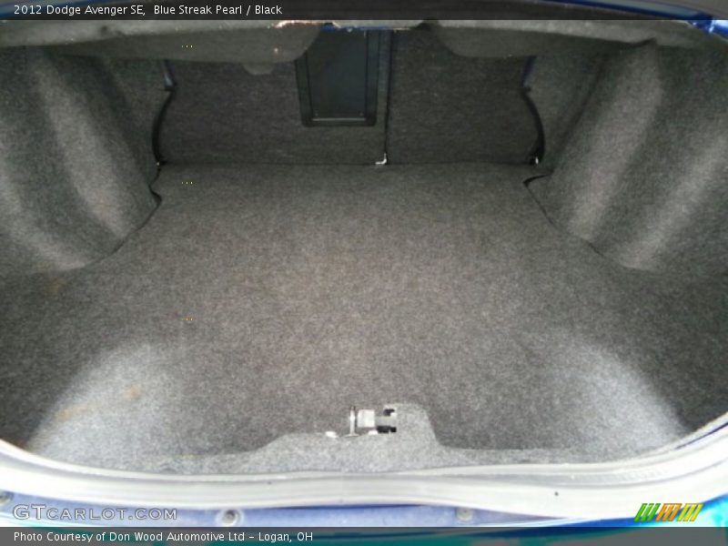 Blue Streak Pearl / Black 2012 Dodge Avenger SE