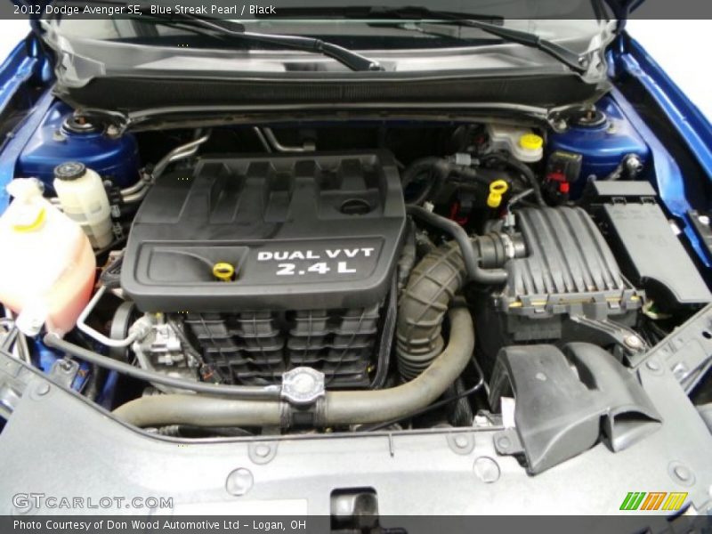 Blue Streak Pearl / Black 2012 Dodge Avenger SE