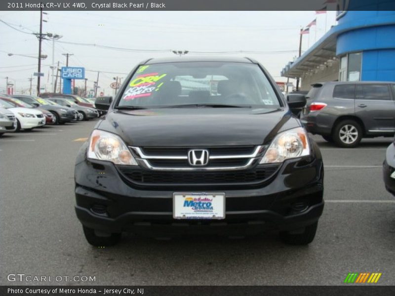 Crystal Black Pearl / Black 2011 Honda CR-V LX 4WD