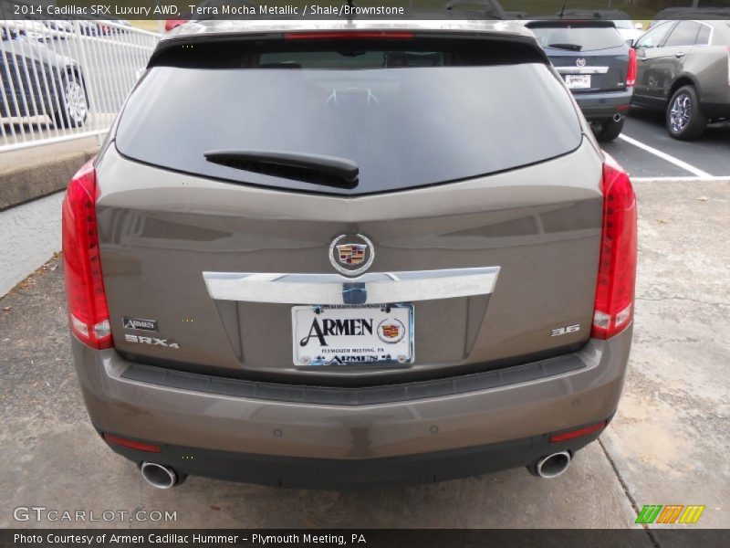 Terra Mocha Metallic / Shale/Brownstone 2014 Cadillac SRX Luxury AWD