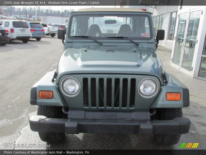 Medium Fern Green Pearl / Camel 2000 Jeep Wrangler SE 4x4