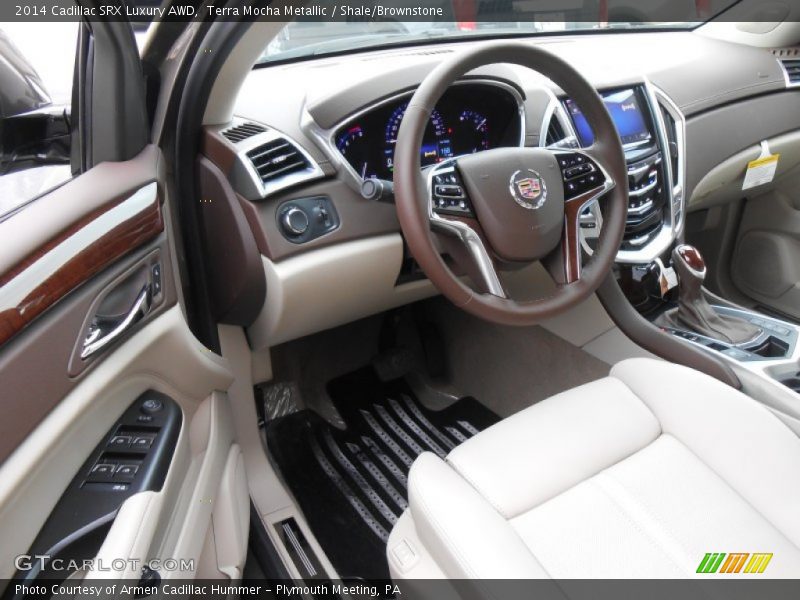  2014 SRX Luxury AWD Shale/Brownstone Interior