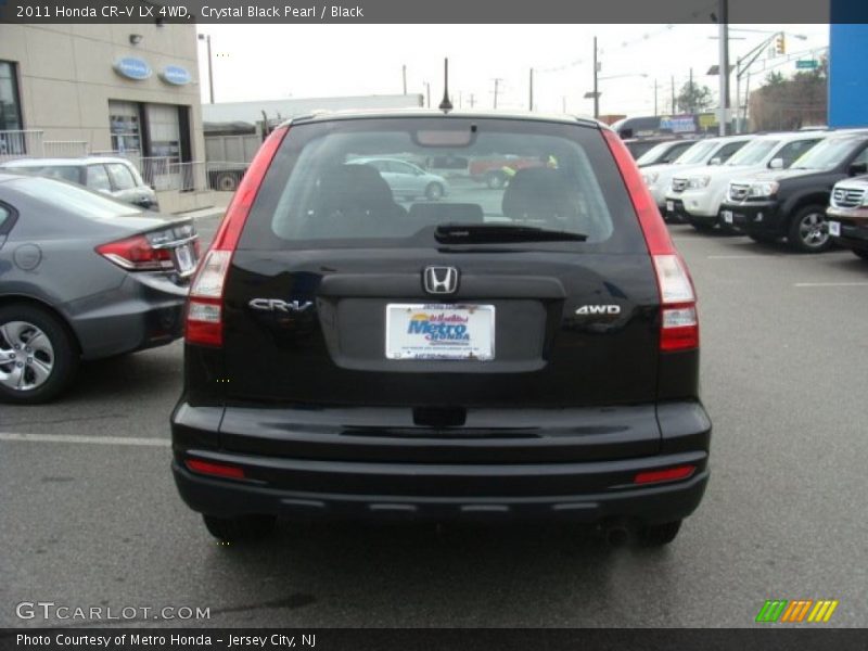 Crystal Black Pearl / Black 2011 Honda CR-V LX 4WD