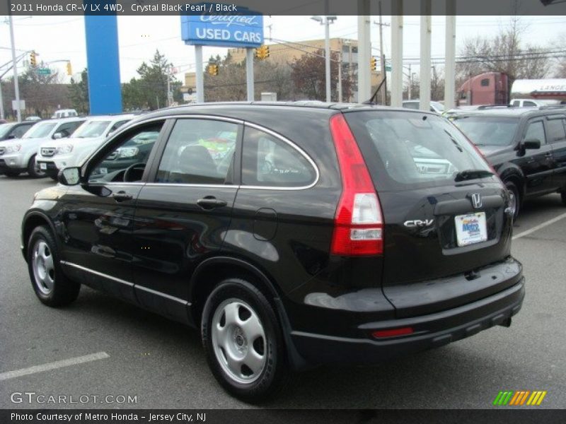 Crystal Black Pearl / Black 2011 Honda CR-V LX 4WD