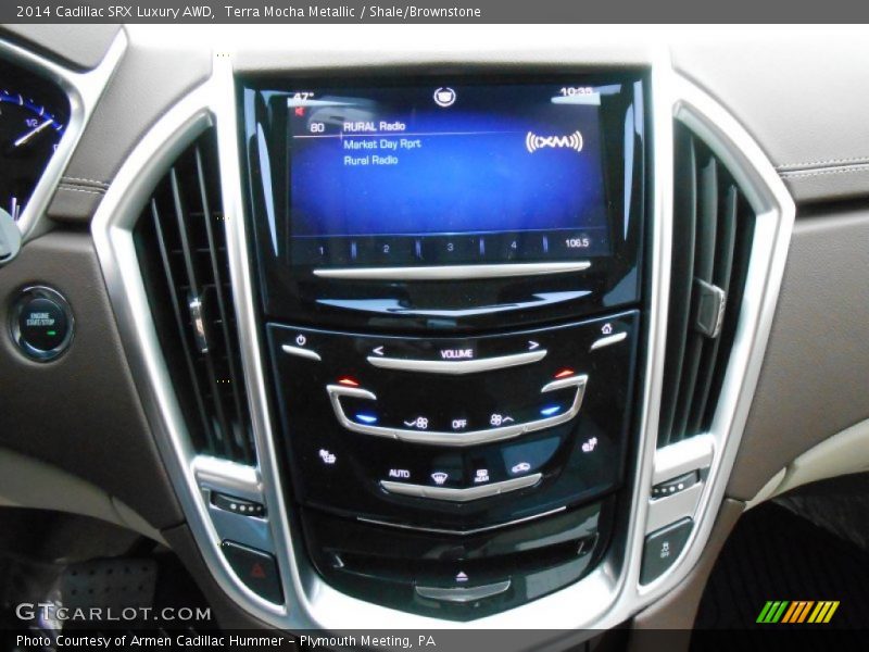 Terra Mocha Metallic / Shale/Brownstone 2014 Cadillac SRX Luxury AWD