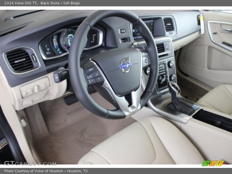 Black Stone / Soft Beige 2014 Volvo S60 T5