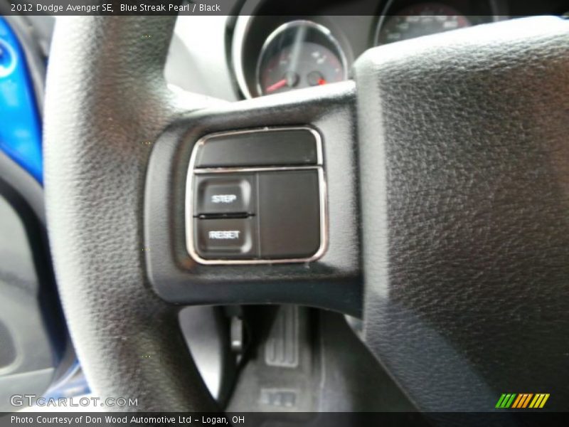 Blue Streak Pearl / Black 2012 Dodge Avenger SE