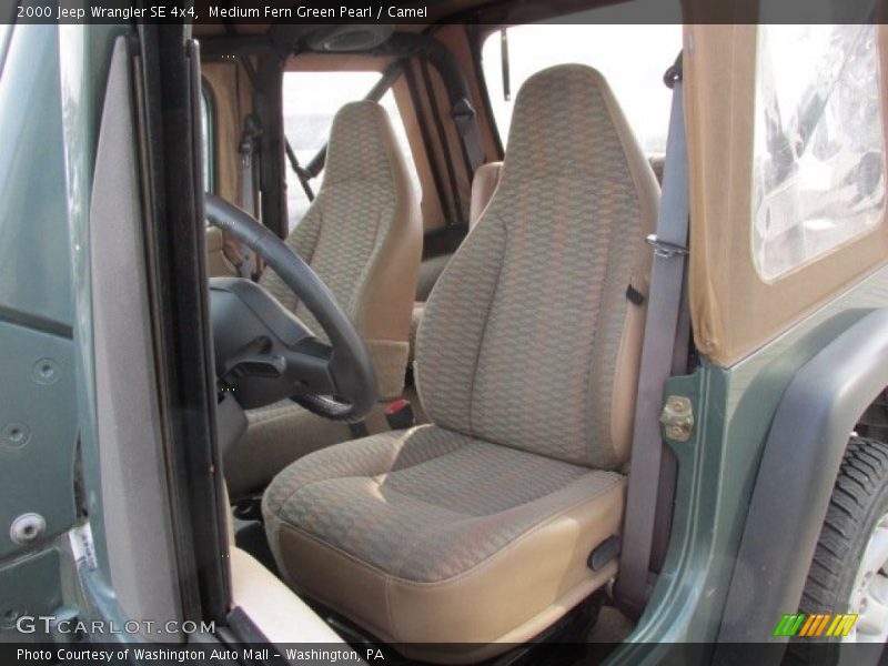 Medium Fern Green Pearl / Camel 2000 Jeep Wrangler SE 4x4