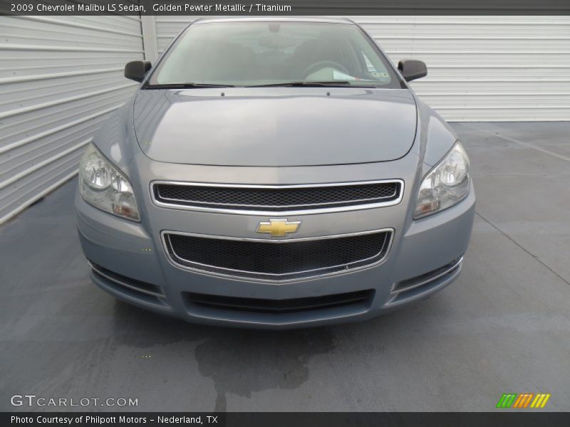 Golden Pewter Metallic / Titanium 2009 Chevrolet Malibu LS Sedan