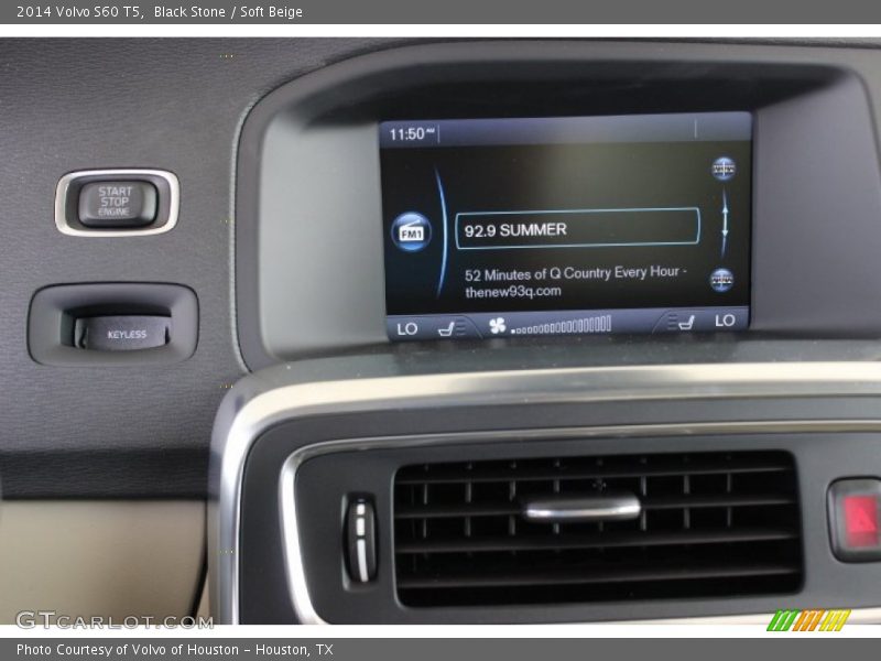 Black Stone / Soft Beige 2014 Volvo S60 T5