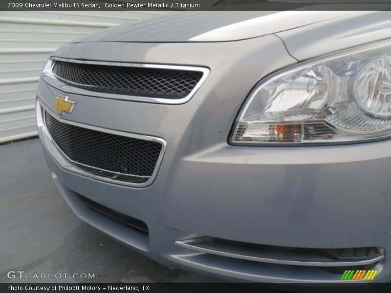 Golden Pewter Metallic / Titanium 2009 Chevrolet Malibu LS Sedan