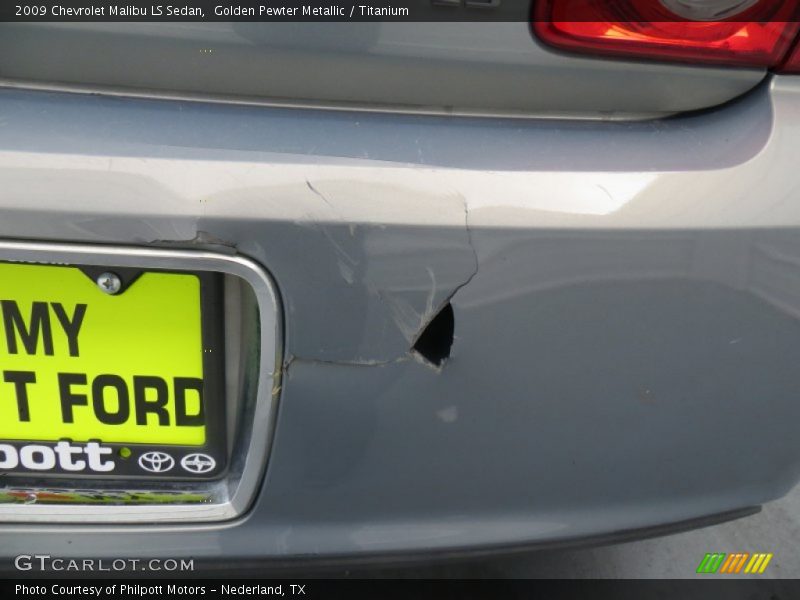 Golden Pewter Metallic / Titanium 2009 Chevrolet Malibu LS Sedan