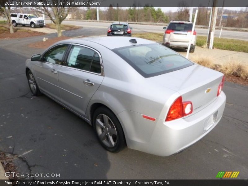 Silver Ice Metallic / Ebony 2012 Chevrolet Malibu LT