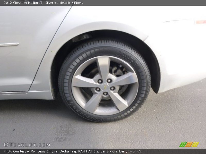 Silver Ice Metallic / Ebony 2012 Chevrolet Malibu LT