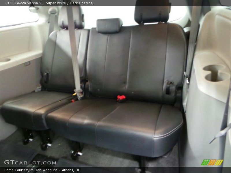 Super White / Dark Charcoal 2012 Toyota Sienna SE