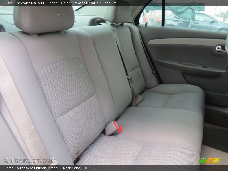 Golden Pewter Metallic / Titanium 2009 Chevrolet Malibu LS Sedan