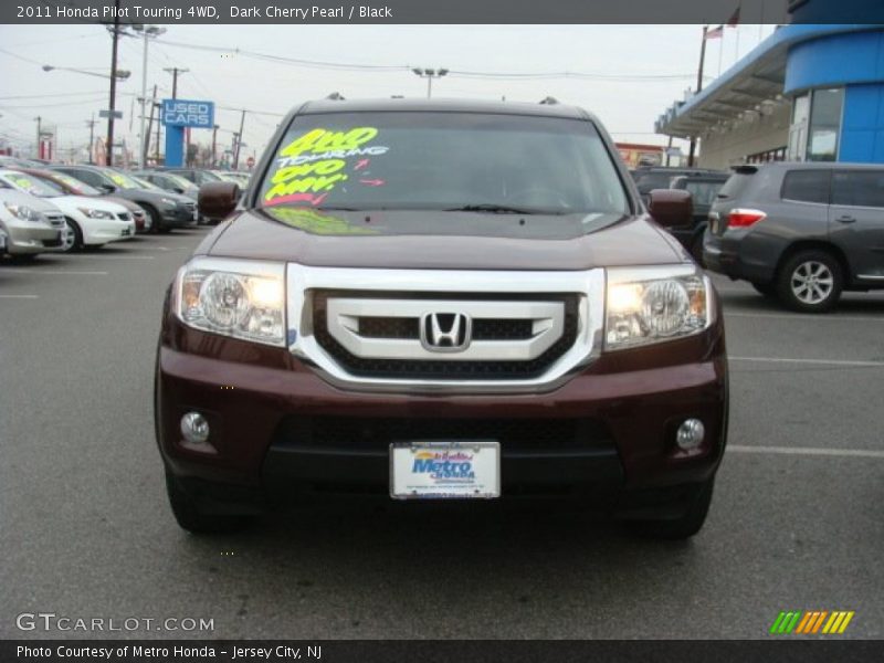 Dark Cherry Pearl / Black 2011 Honda Pilot Touring 4WD