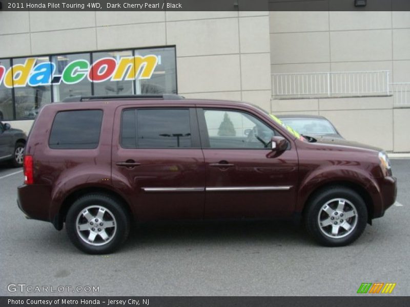 Dark Cherry Pearl / Black 2011 Honda Pilot Touring 4WD