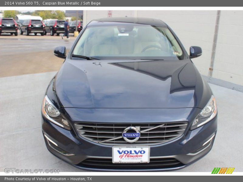 Caspian Blue Metallic / Soft Beige 2014 Volvo S60 T5