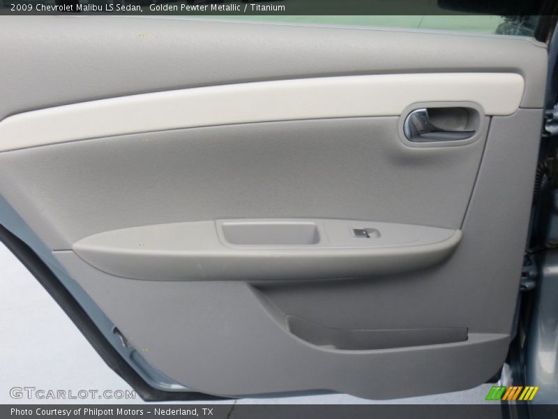 Golden Pewter Metallic / Titanium 2009 Chevrolet Malibu LS Sedan