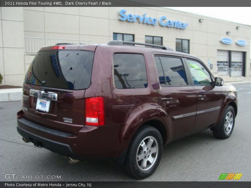 Dark Cherry Pearl / Black 2011 Honda Pilot Touring 4WD