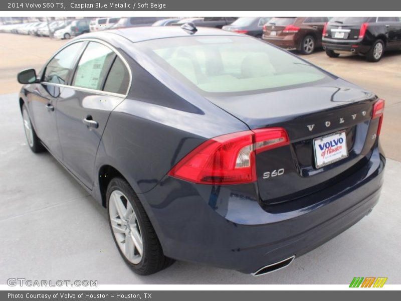 Caspian Blue Metallic / Soft Beige 2014 Volvo S60 T5