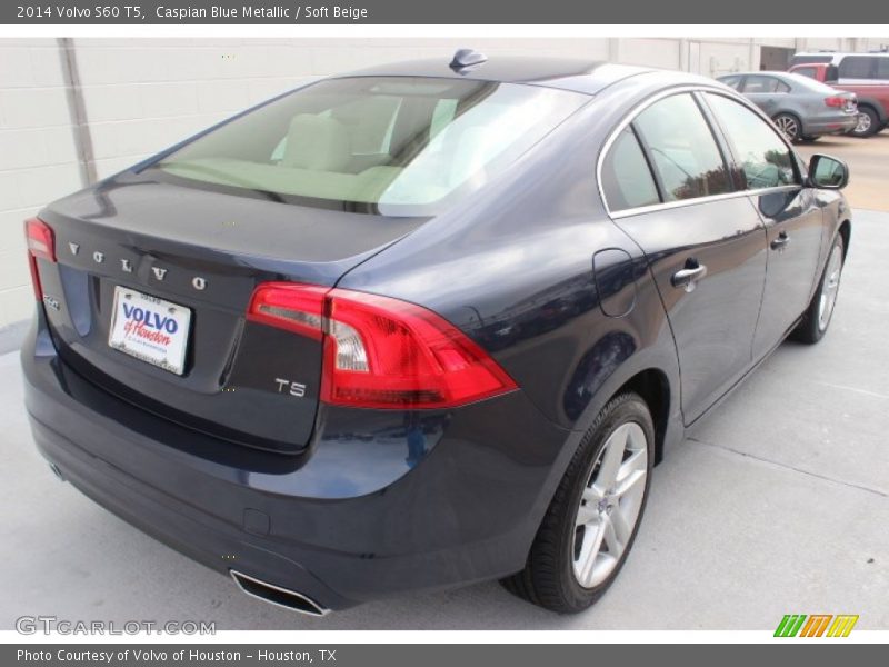 Caspian Blue Metallic / Soft Beige 2014 Volvo S60 T5