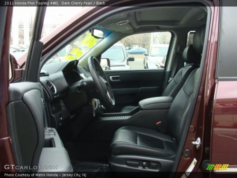 Dark Cherry Pearl / Black 2011 Honda Pilot Touring 4WD