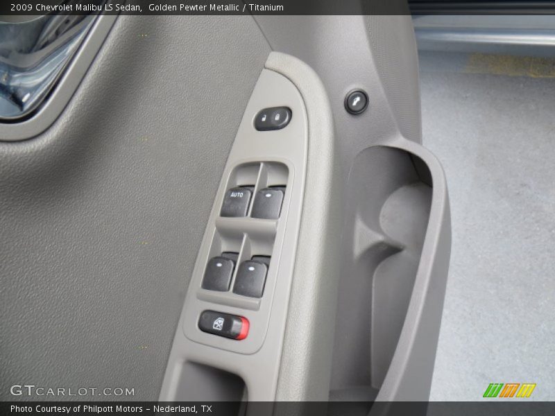 Golden Pewter Metallic / Titanium 2009 Chevrolet Malibu LS Sedan